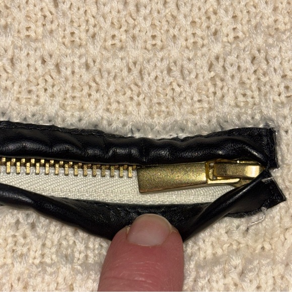 Boston Proper Women’s Bejeweled Long Line Wool Knit Sweater‎ cardigan Ivory SzM - Picture 9 of 16